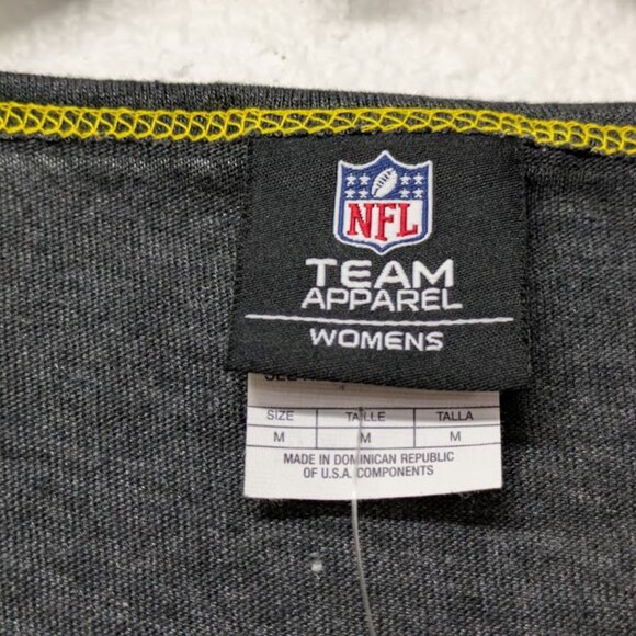 NFL Team Apparel Womens Pittsburgh Steelers Football Graphic Long Sleeve Shirt M - Picture 4 of 7